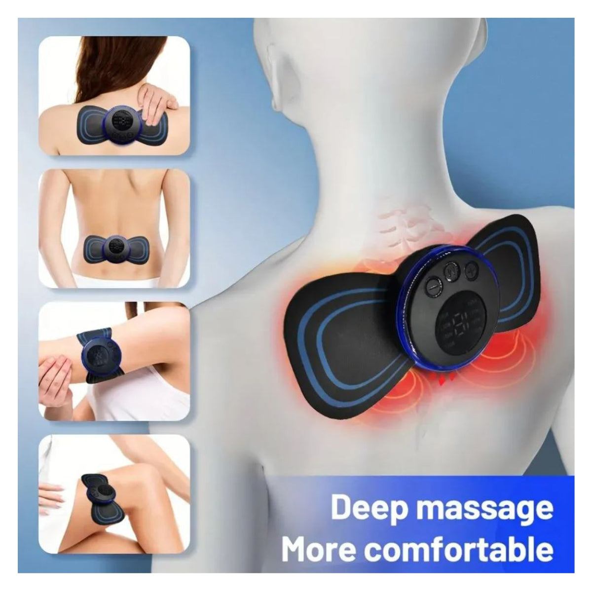 Mini Masajeador mariposa Cuello portátil